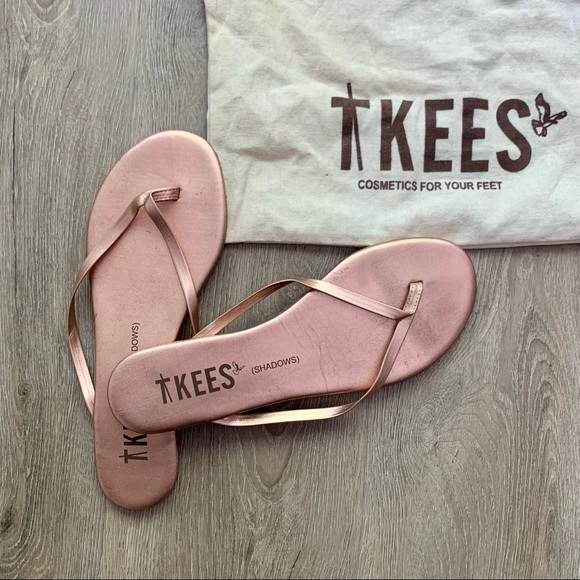 TKEES metallic pink ‘Beach Pearl’ size 9 - Picture 2 of 3